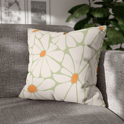 Daisy Dreams Pillow Cover - Sage