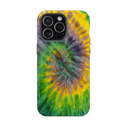 Mardi Gras Tie-Dye Print MagSafe Tough Case for iPhone