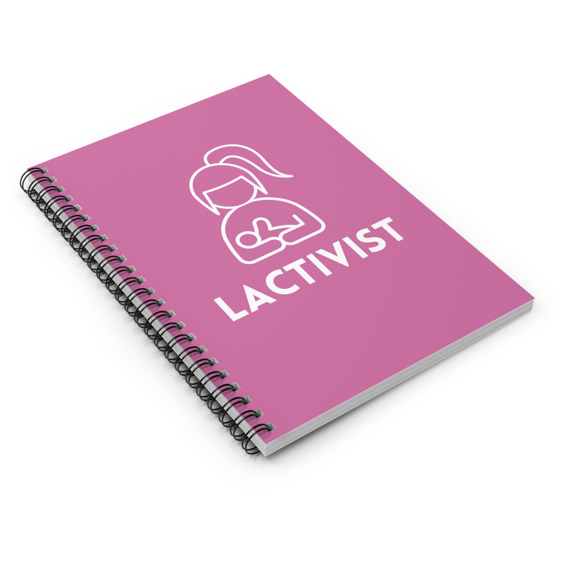 "Lactivist" Breastfeeding Spiral Lined Notebook