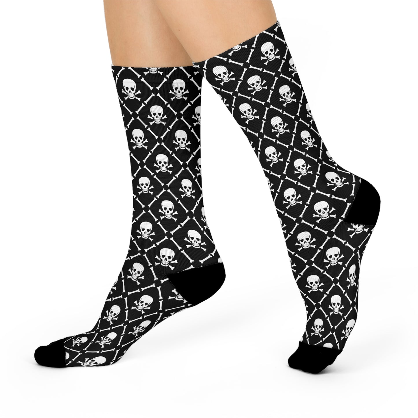 Skull & Crossbones - Premium Unisex Crew Socks