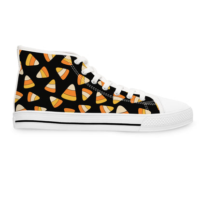 Candy Corn - Women's High Top Halloween Sneakers