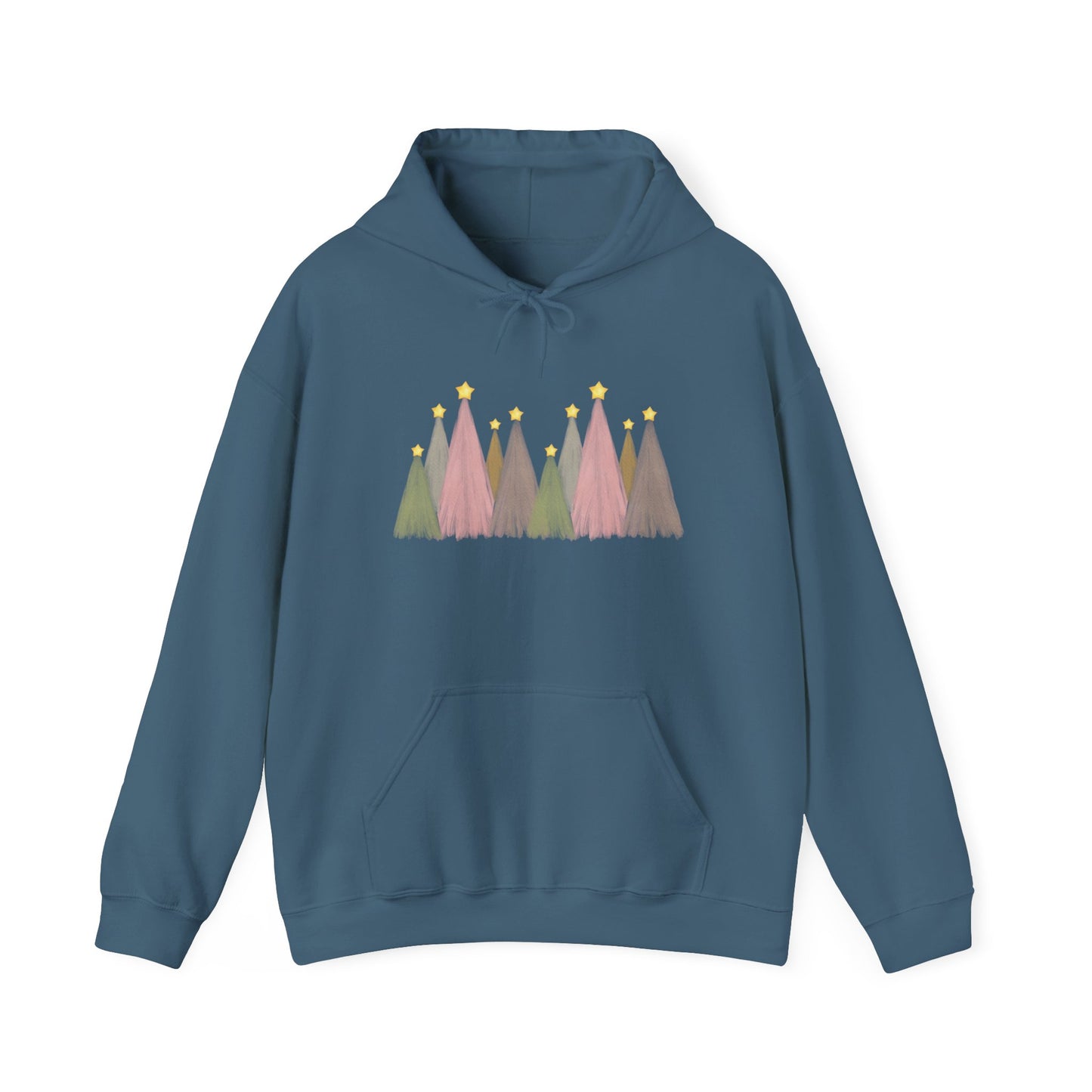 Pink Xmas Tree Christmas Hoodie