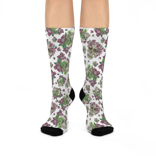 Snakes & Skulls - Premium Unisex Crew Socks