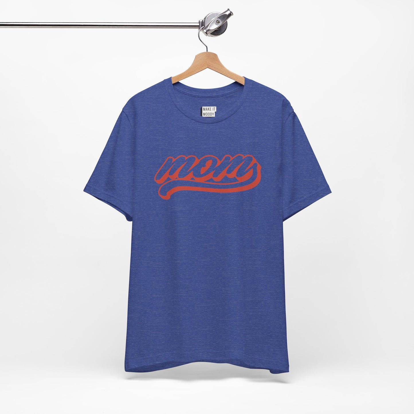 Baseball Font "Mom" Tee