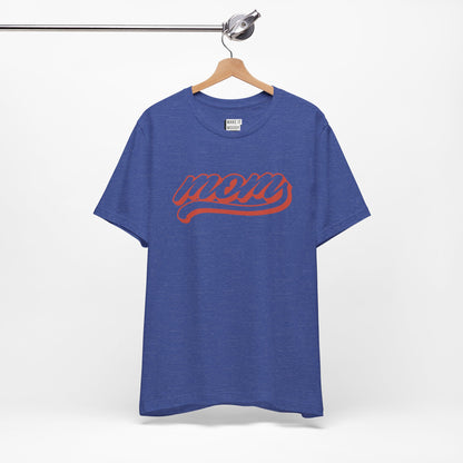 Baseball Font "Mom" Tee