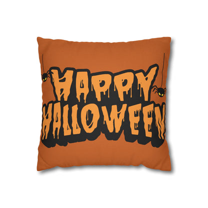 "Happy Halloween" - Halloween Pillow Cover