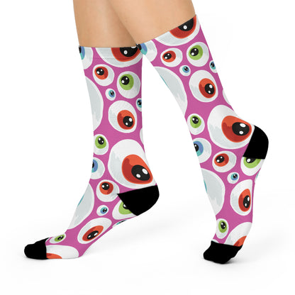 Eye Love Halloween - Premium Unisex Crew Socks