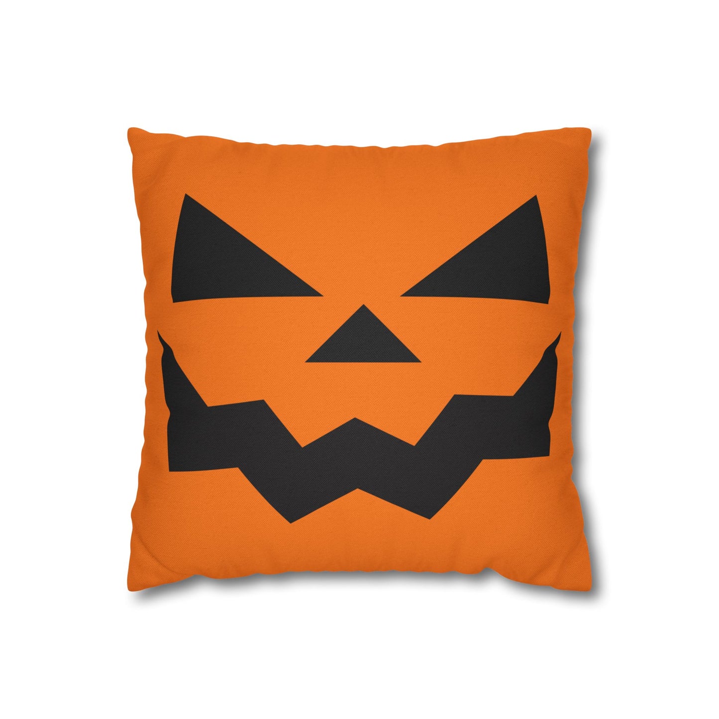 Reversible Moody Jack-O-Lantern - Halloween Pillow Cover