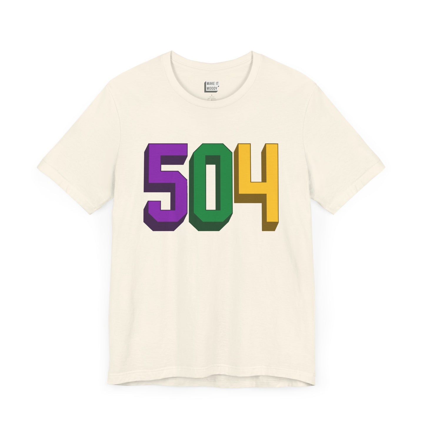 504 Area Code Mardi Gras Tee