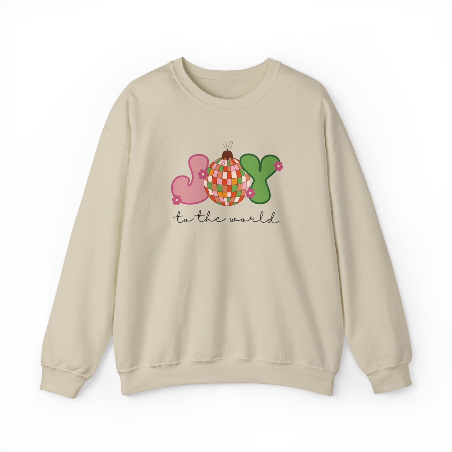 "Joy to The World" Christmas Crewneck Sweatshirt