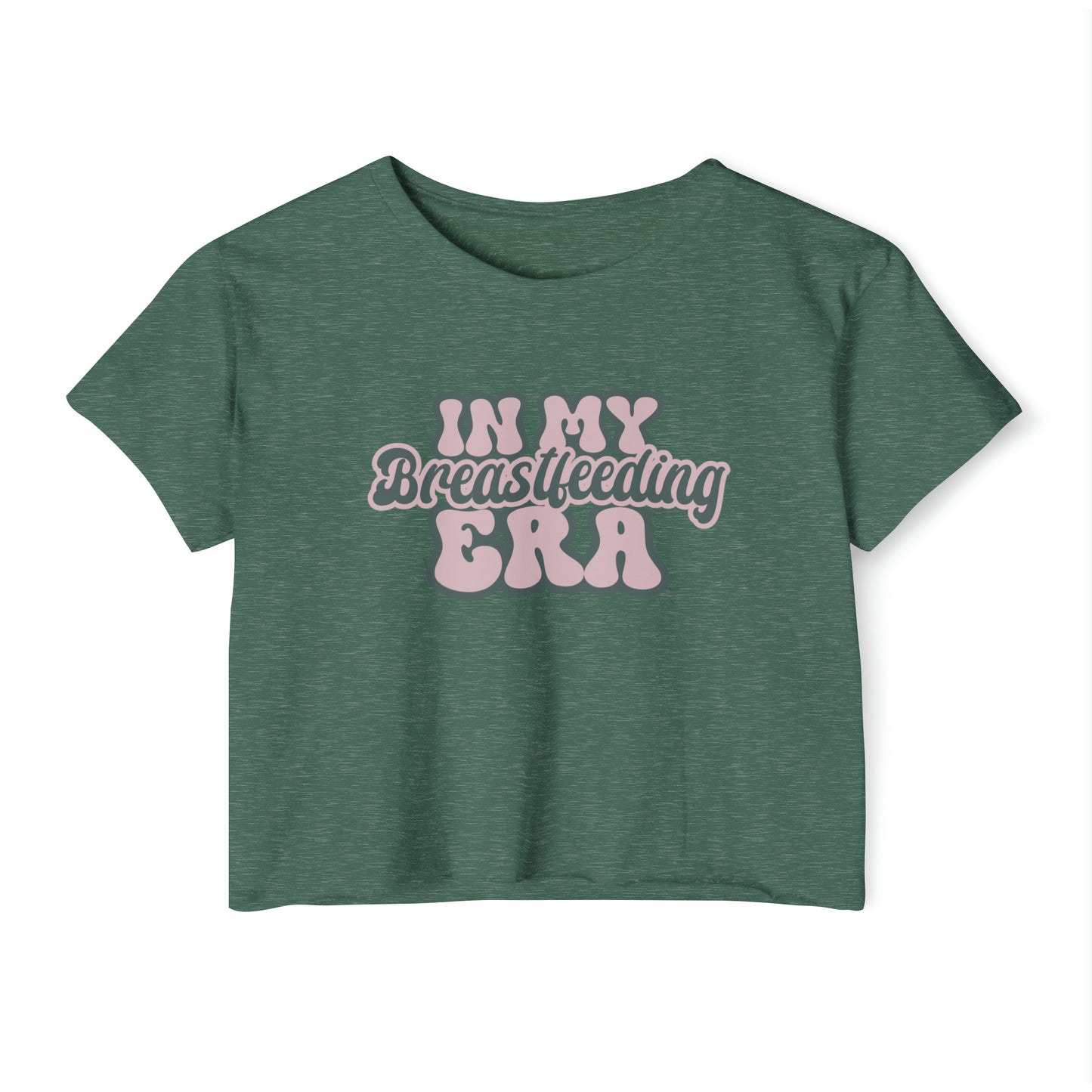 "In My Breastfeeding Era" Breastfeeding Cropped Tee