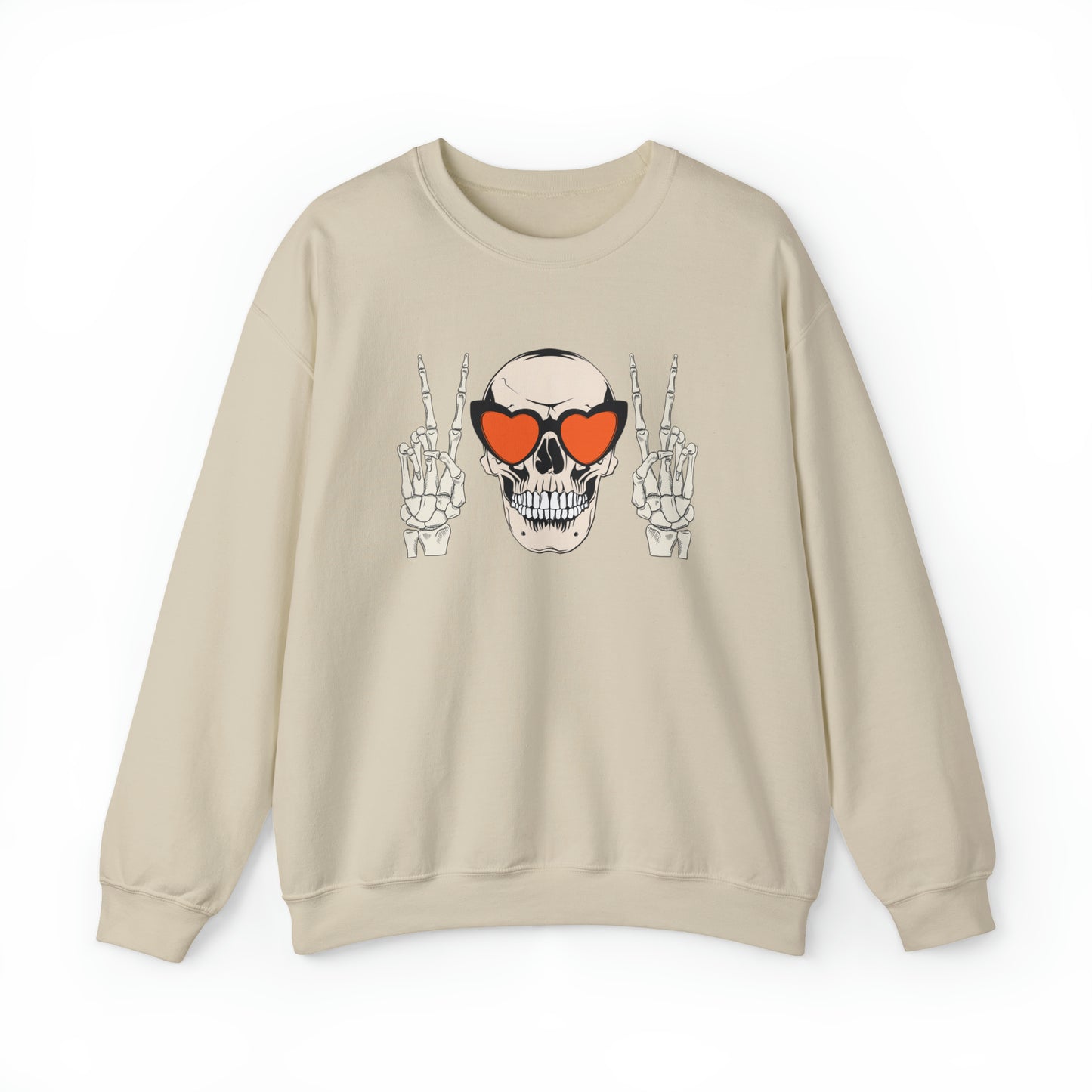 Skeleton Sunglasses Halloween Sweatshirt