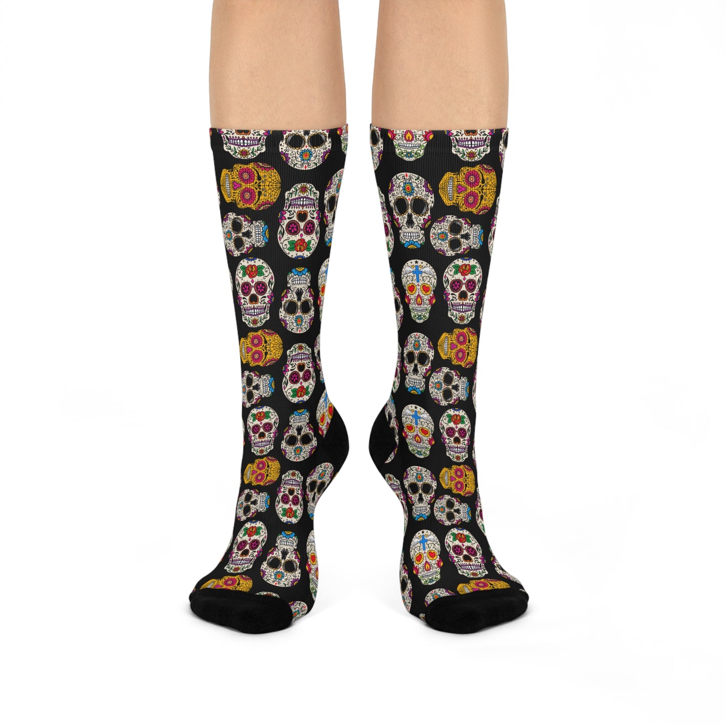 Sugar Skulls - Premium Unisex Crew Socks