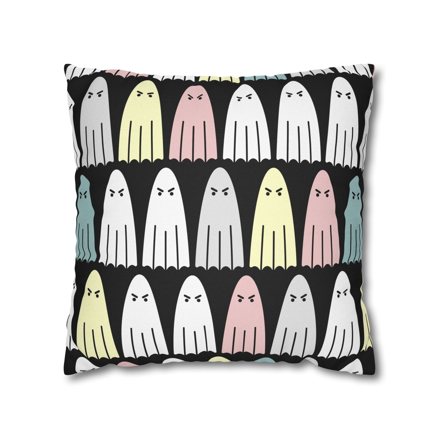 Grouchy Ghosts - Halloween Pillow Cover