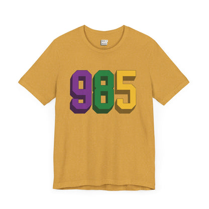 985 Area Code Mardi Gras Tee