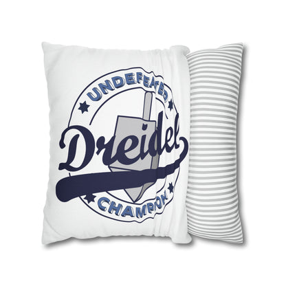 "Undefeated Dreidel Champion" Hanukkah Pillow Cover