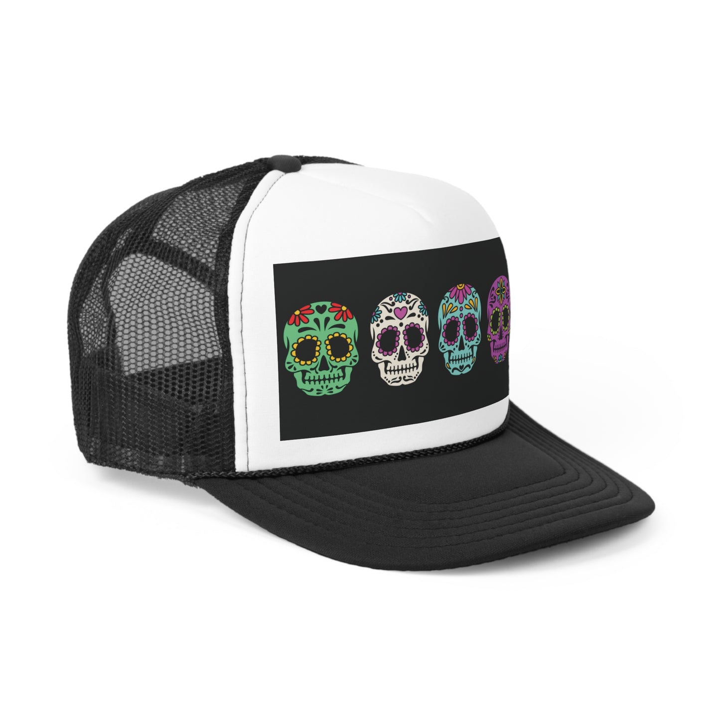 Sugar Skulls Halloween Trucker Hat