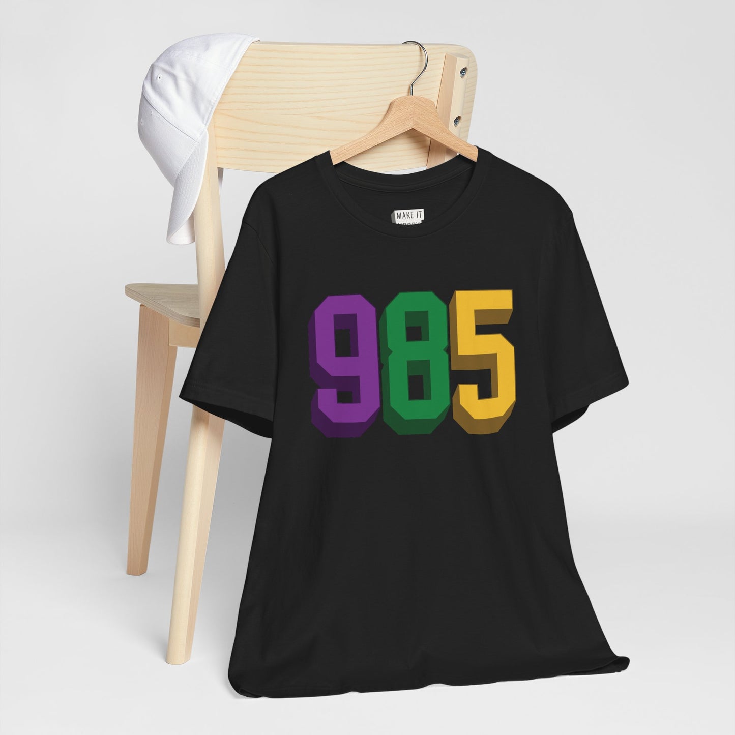 985 Area Code Mardi Gras Tee