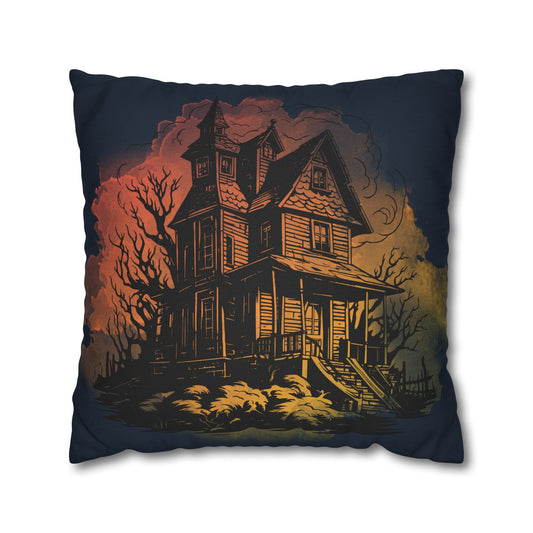 Haunted House 1 - Halloween Pillow Cover