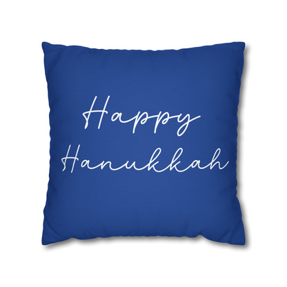 "Happy Hanukkah" Pillow Cover