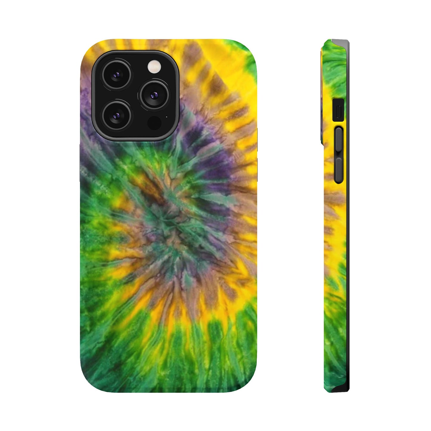 Mardi Gras Tie-Dye Print MagSafe Tough Case for iPhone