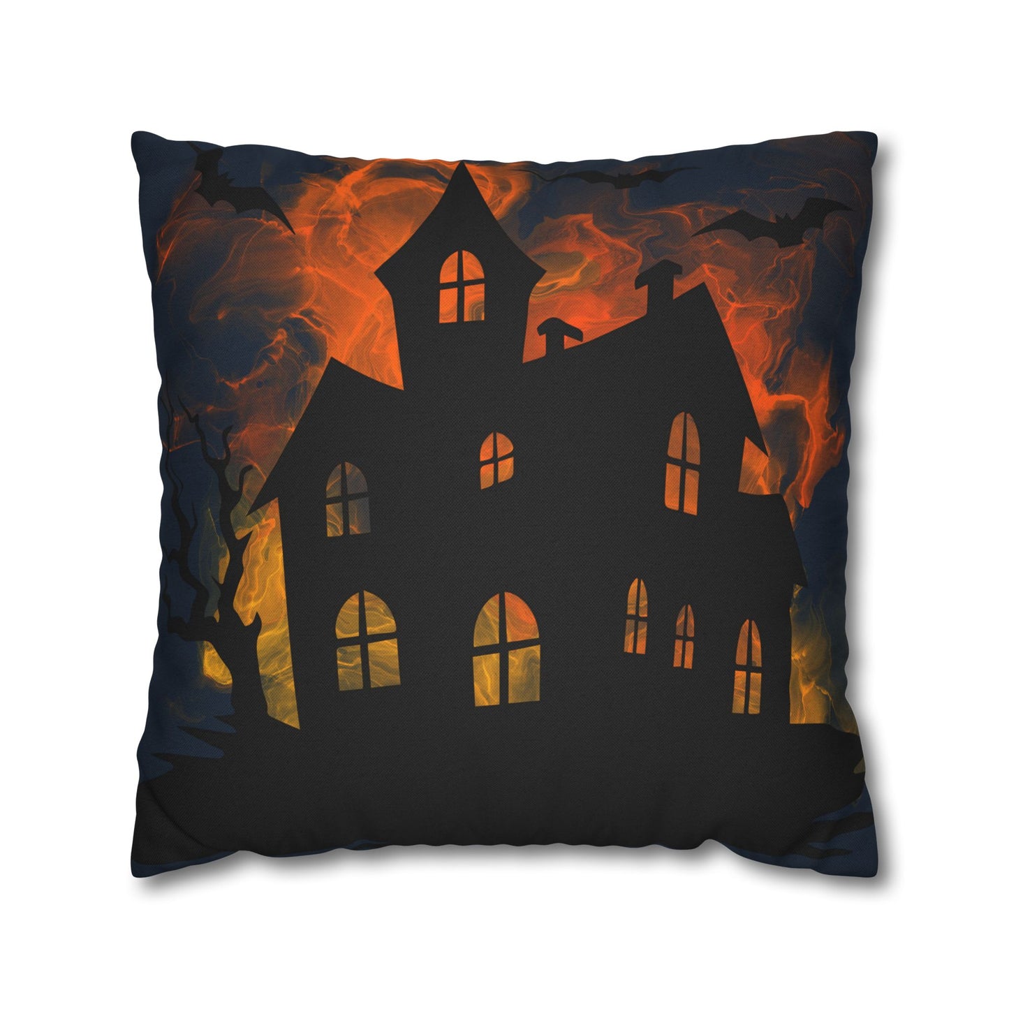 Haunted House 3 - Halloween Pillow Cover