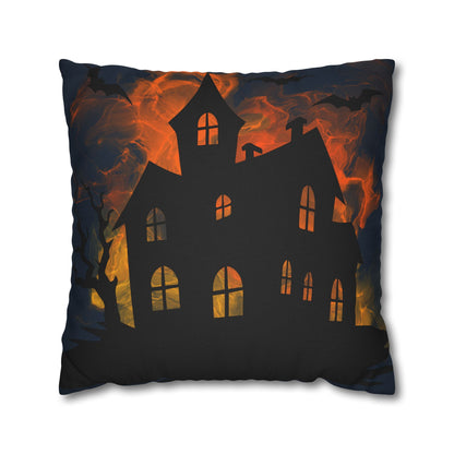 Haunted House 3 - Halloween Pillow Cover