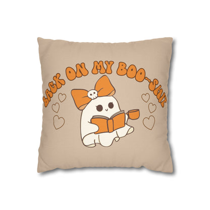 Back On My Boo-Shit - Halloween Pillow Cover