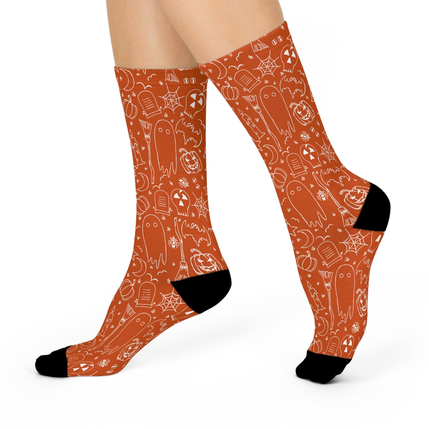 Orange You Glad It's Halloween - Premium Unisex Crew Socks