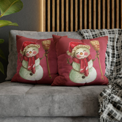 Snowman Christmas Pillow Cover