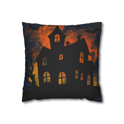 Haunted House 3 - Halloween Pillow Cover