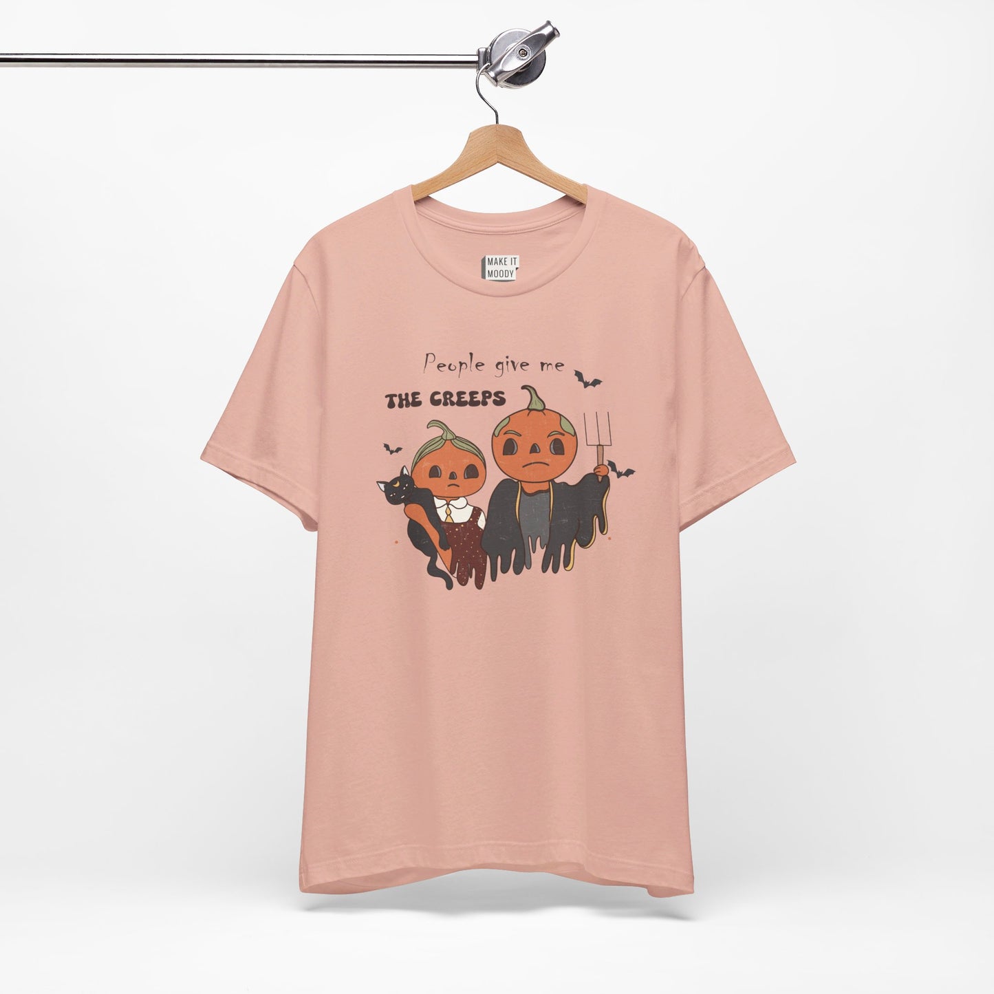 "People Give Me The Creeps" Halloween Tee