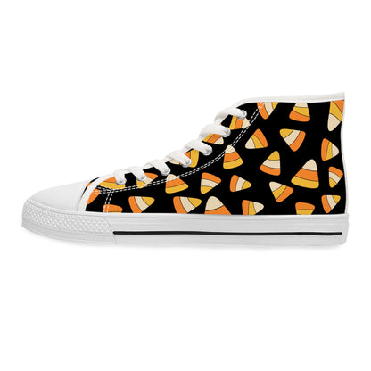 Candy Corn - Women's High Top Halloween Sneakers