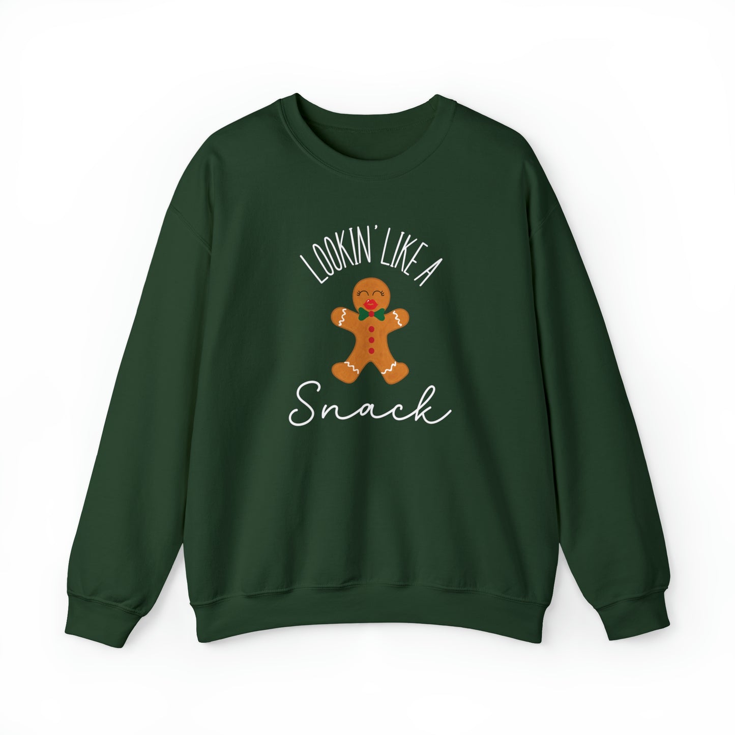 'Lookin' Like A Snack" Christmas Crewneck Sweatshirt