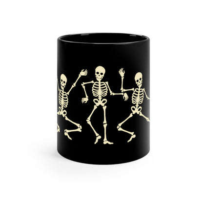 Dancing Skeletons Halloween Mug