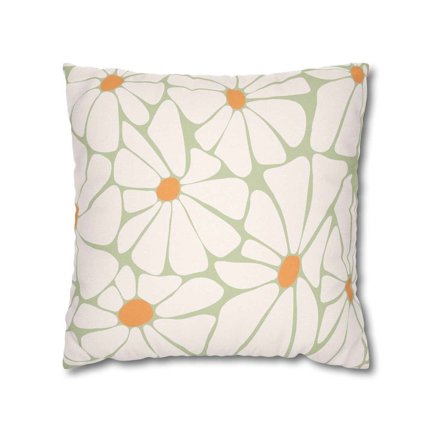 Daisy Dreams Pillow Cover - Sage