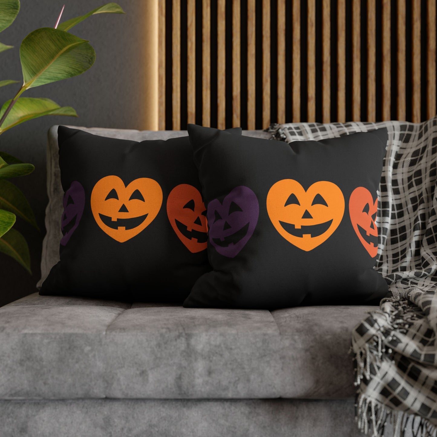 Halloween Hearts - Halloween Pillow Cover