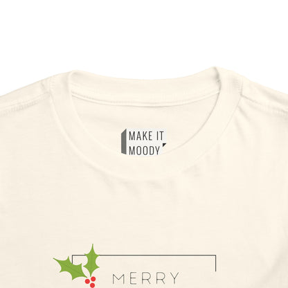 "Merry Christmas" - Toddler Christmas T-Shirt