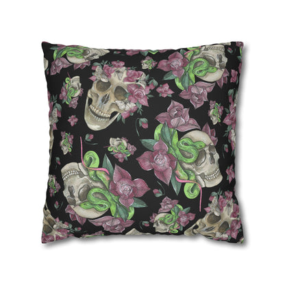 Sinister Skulls - Halloween Pillow Cover