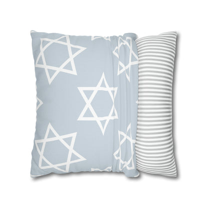 Stars of David Hanukkah Pillow Cover