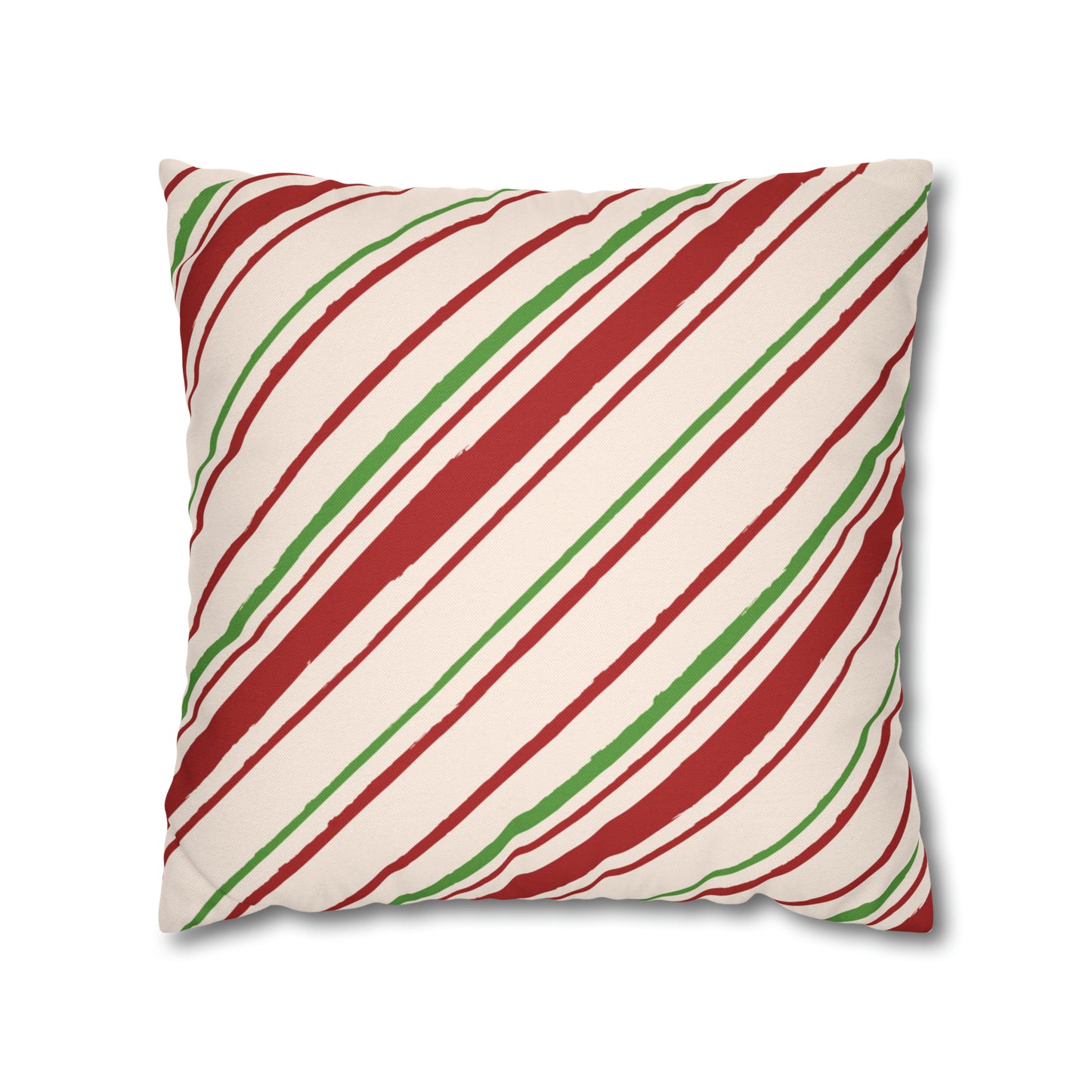 Jolly Stripes Christmas Pillow Cover