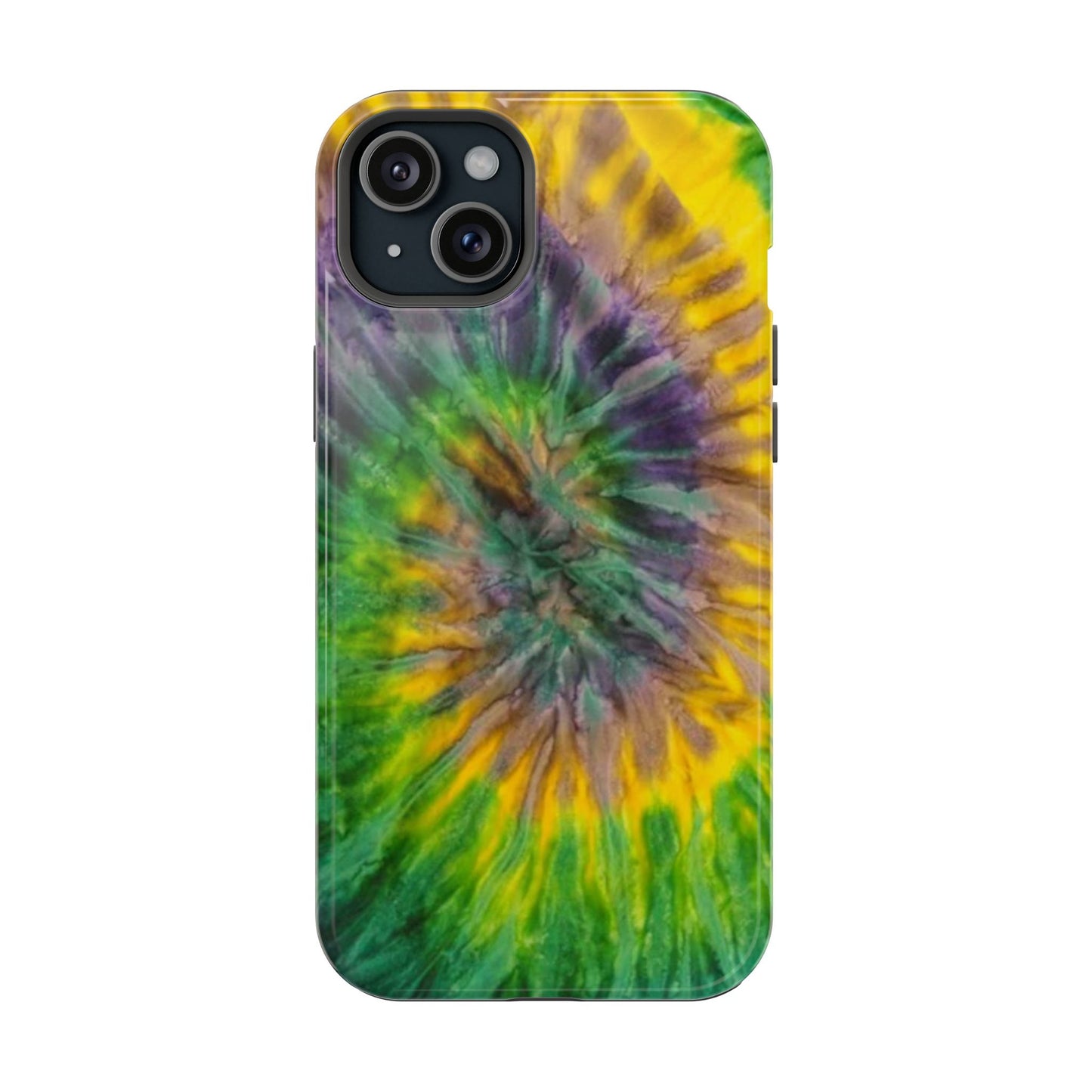 Mardi Gras Tie-Dye Print MagSafe Tough Case for iPhone