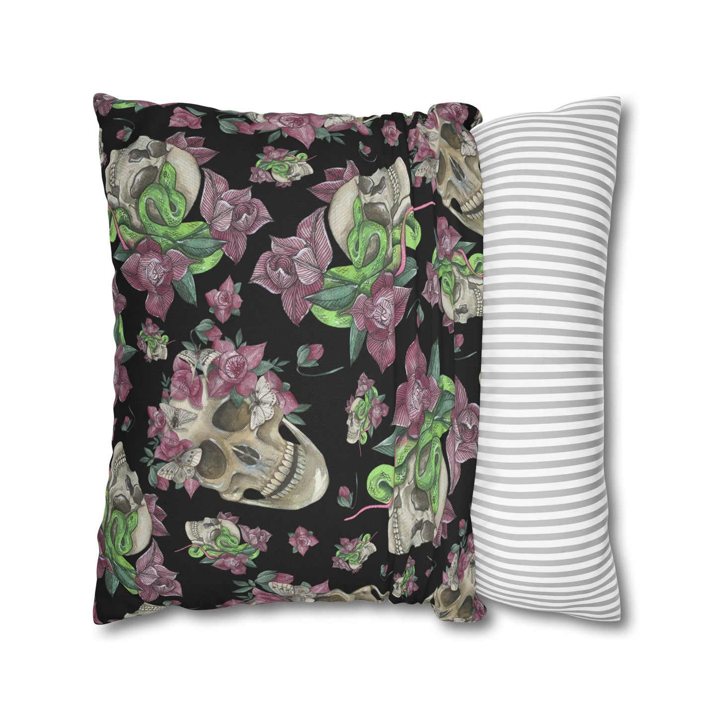 Sinister Skulls - Halloween Pillow Cover