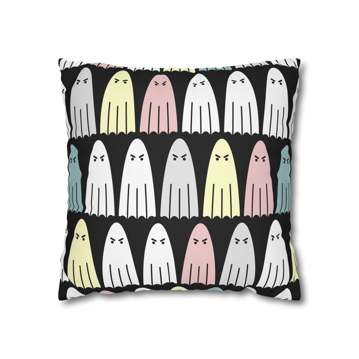 Grouchy Ghosts - Halloween Pillow Cover