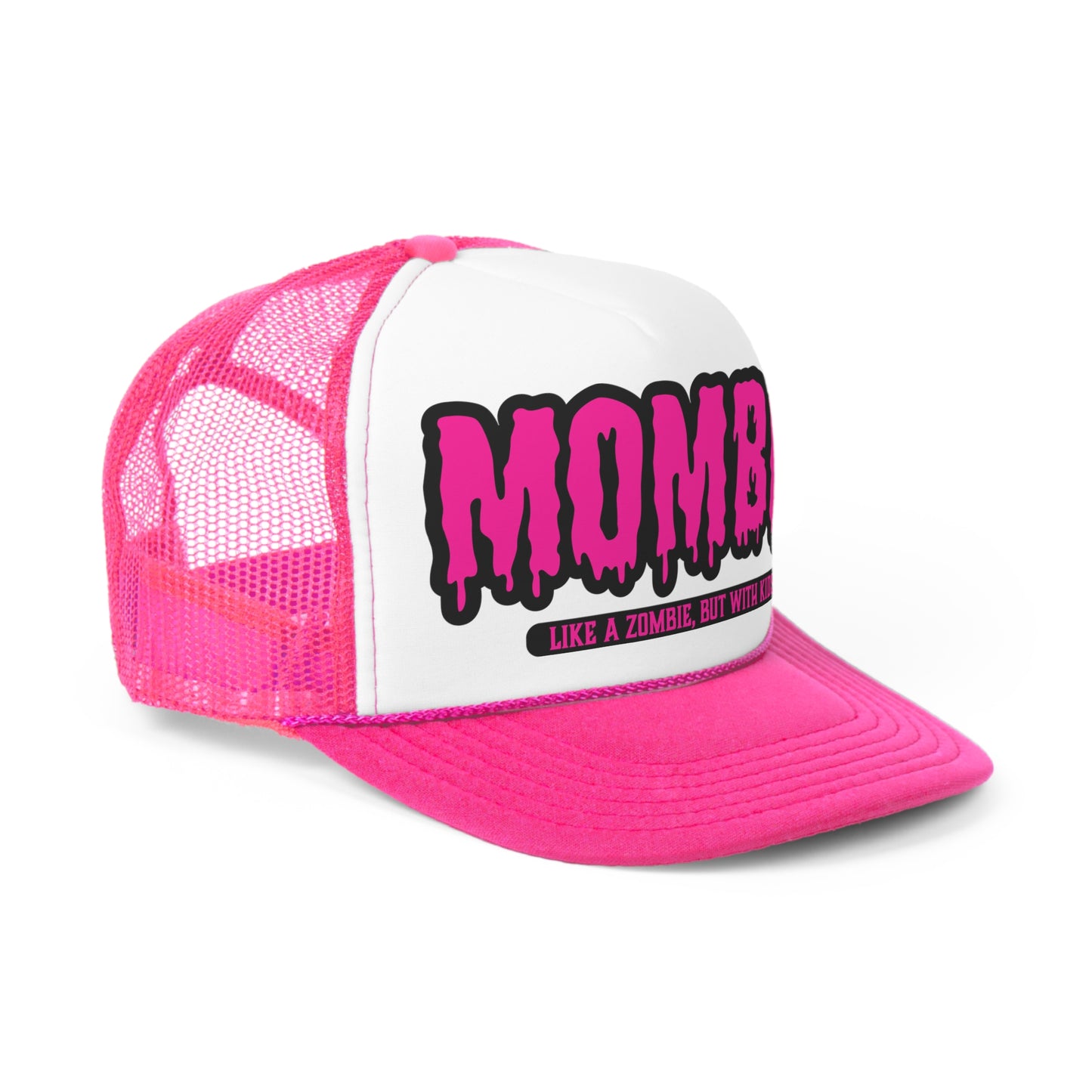 Pink Mombie Halloween Trucker Hat