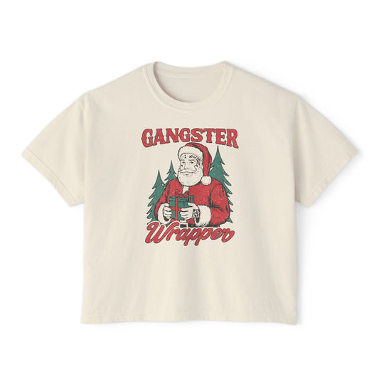 "Gangster Wrapper" - Women's Christmas T-Shirt