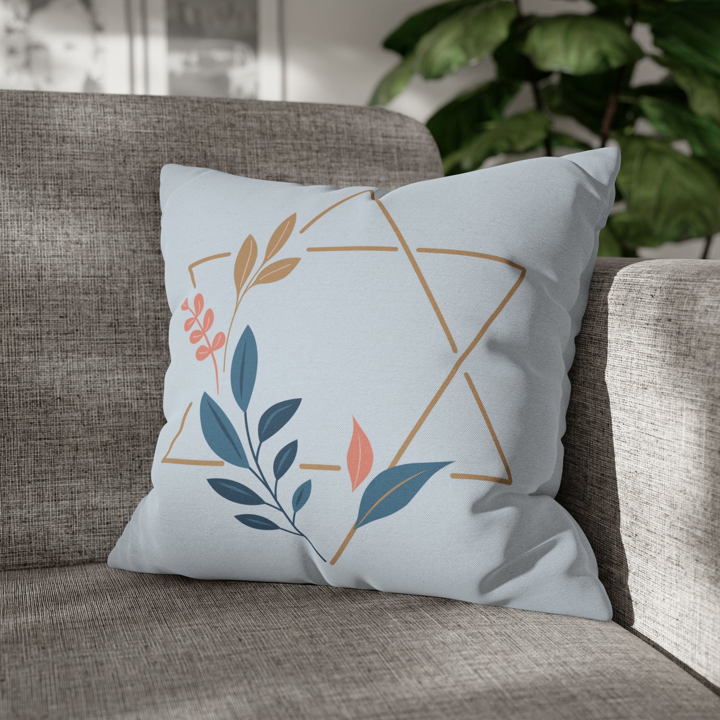 Star of David Hanukkah Pillow Cover