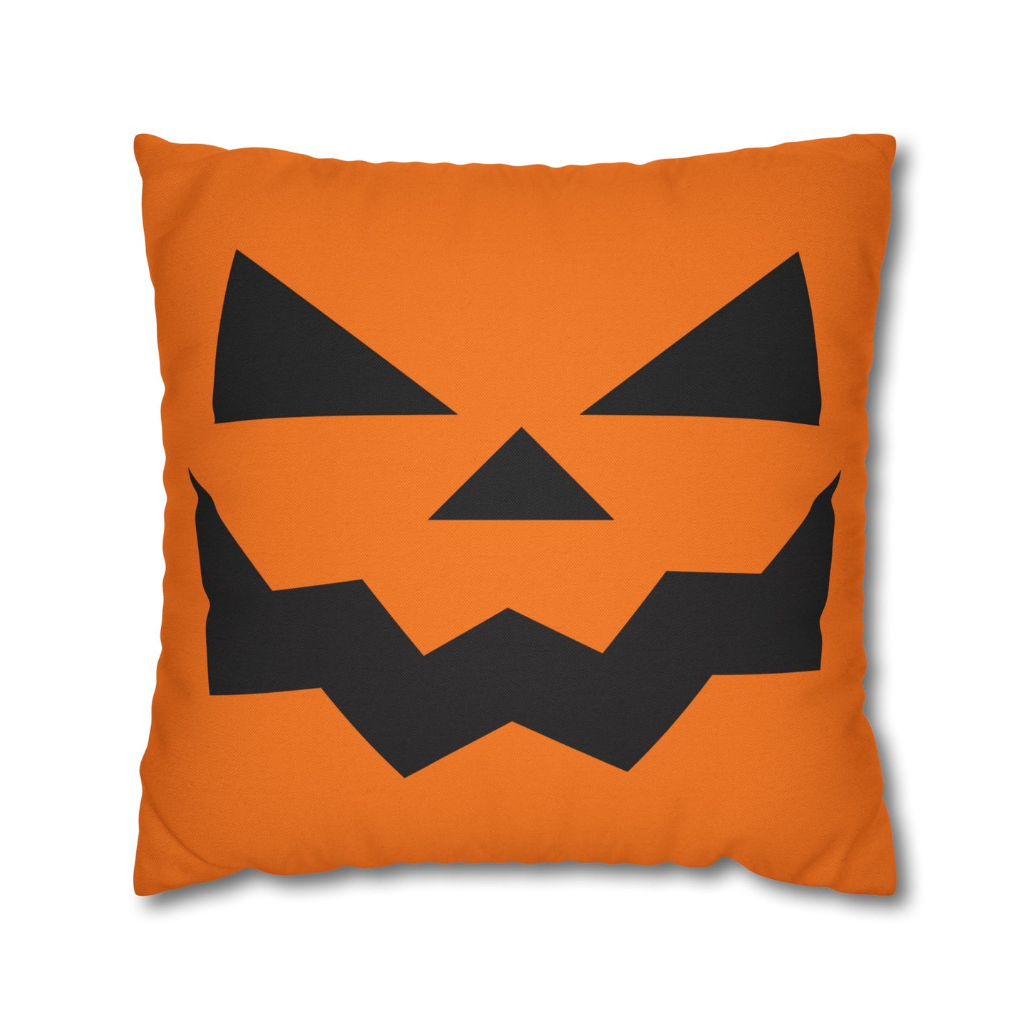 Reversible Moody Jack-O-Lantern - Halloween Pillow Cover