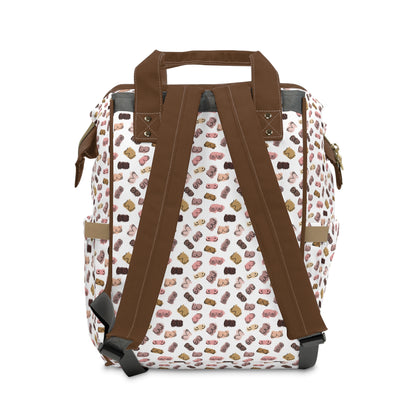 Boobie Print Diaper Bag Backpack for Breastfeeding Moms