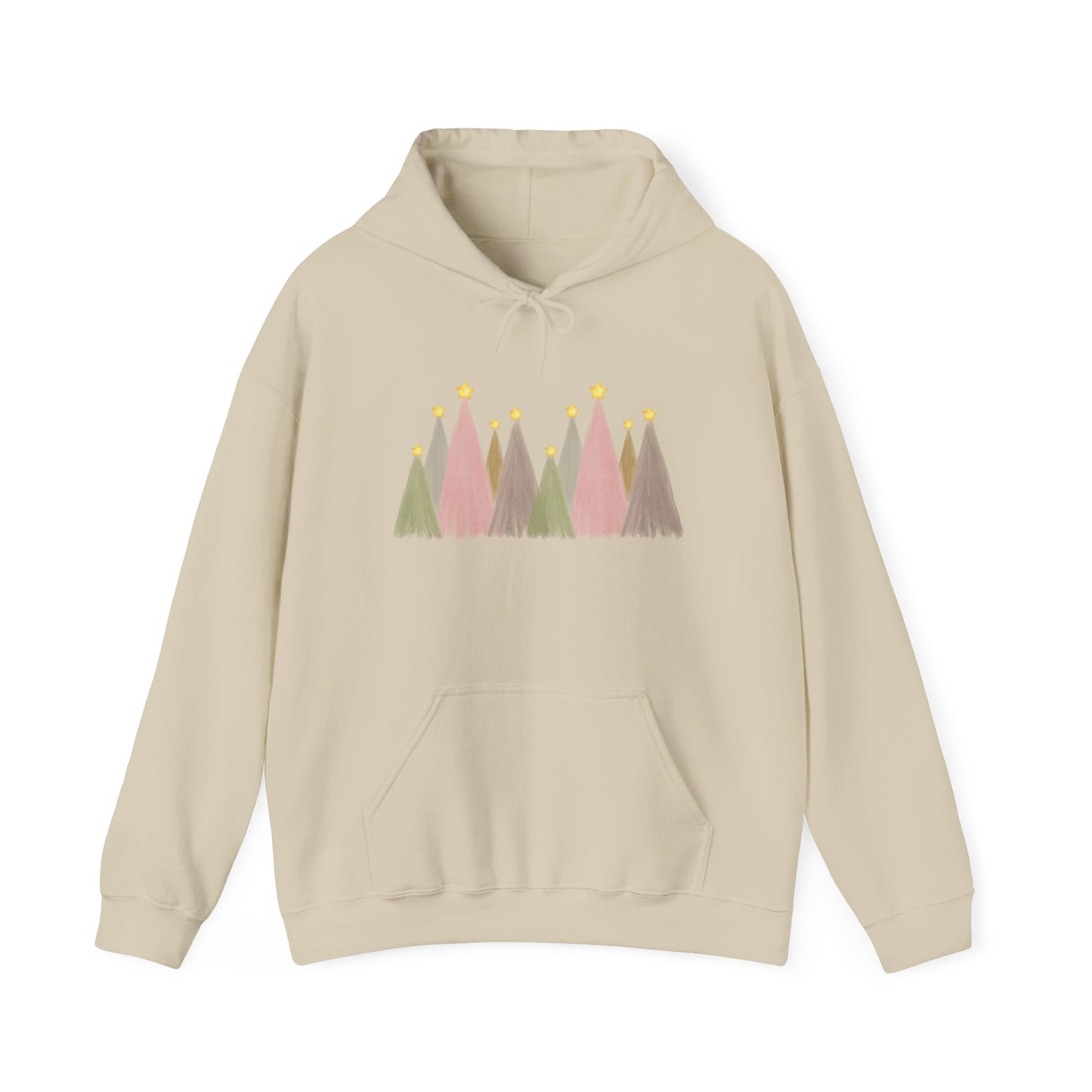 Pink Xmas Tree Christmas Hoodie